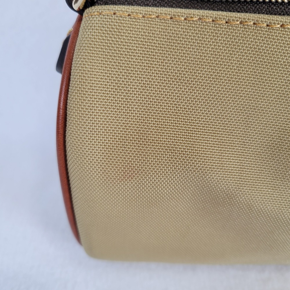 Dooney & Bourke Womens Nylon Buffy Zipper Closure Crossbody Bag One Size Brown - Picture 5 of 9